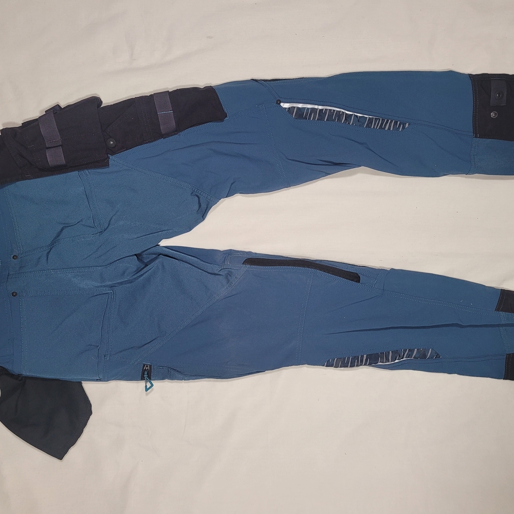 Men's Blue and Black Tactical Pants